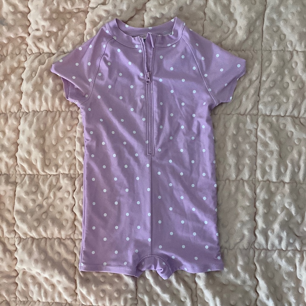 Girls 4T zip up swim